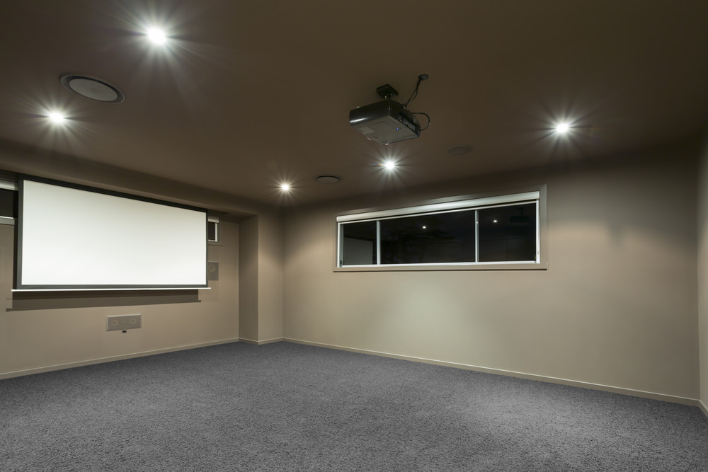Home theater room